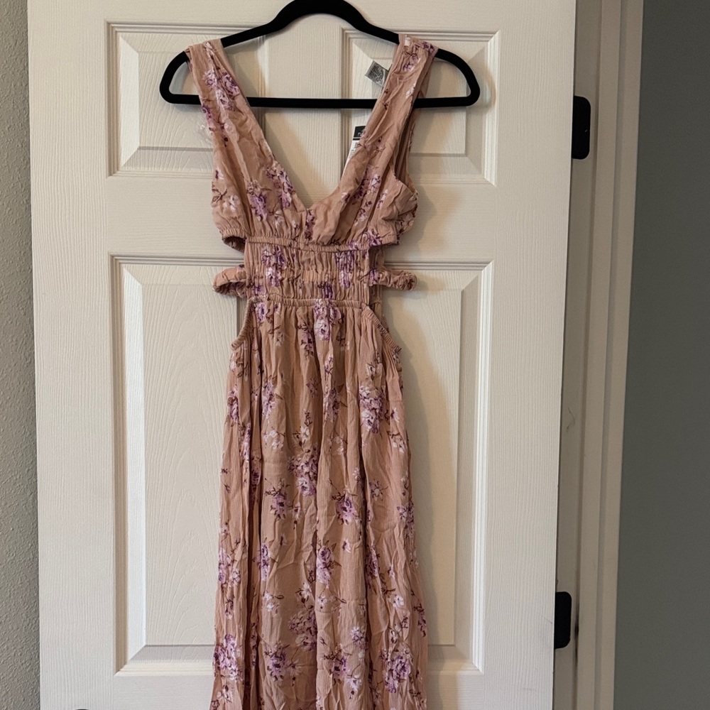 Rue21 Pink Floral Maxi Dress